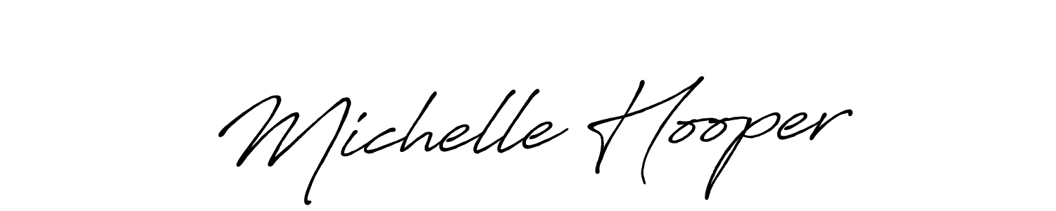 How to make Michelle Hooper signature? Antro_Vectra_Bolder is a professional autograph style. Create handwritten signature for Michelle Hooper name. Michelle Hooper signature style 7 images and pictures png