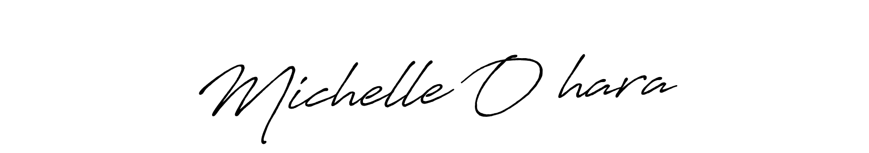 You should practise on your own different ways (Antro_Vectra_Bolder) to write your name (Michelle O’hara) in signature. don't let someone else do it for you. Michelle O’hara signature style 7 images and pictures png