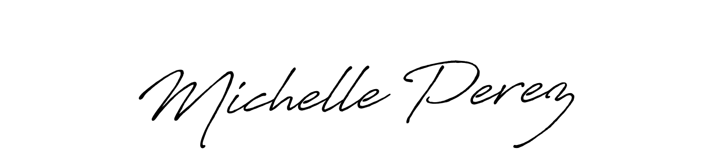 Antro_Vectra_Bolder is a professional signature style that is perfect for those who want to add a touch of class to their signature. It is also a great choice for those who want to make their signature more unique. Get Michelle Perez name to fancy signature for free. Michelle Perez signature style 7 images and pictures png