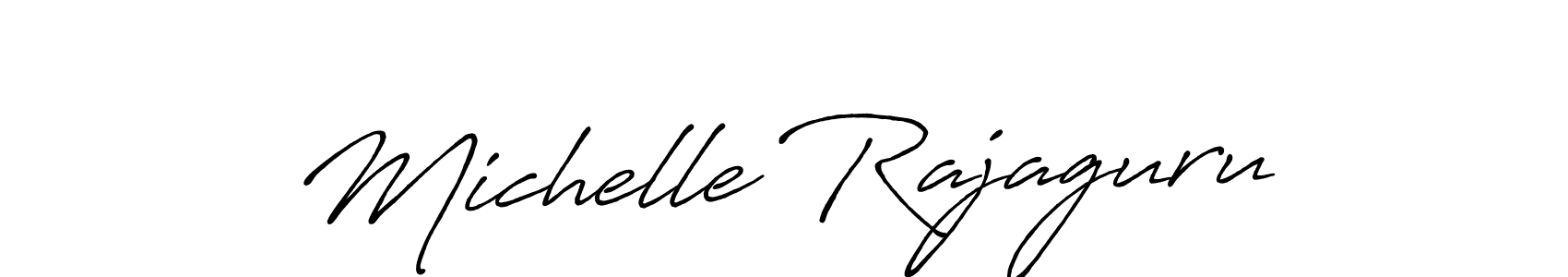 The best way (Antro_Vectra_Bolder) to make a short signature is to pick only two or three words in your name. The name Michelle Rajaguru include a total of six letters. For converting this name. Michelle Rajaguru signature style 7 images and pictures png