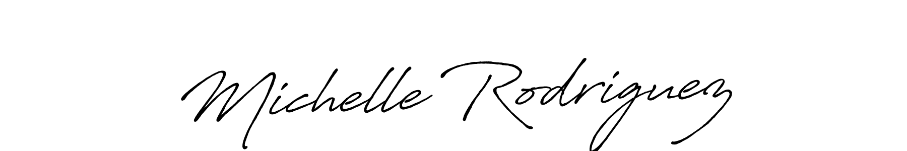 Design your own signature with our free online signature maker. With this signature software, you can create a handwritten (Antro_Vectra_Bolder) signature for name Michelle Rodriguez. Michelle Rodriguez signature style 7 images and pictures png