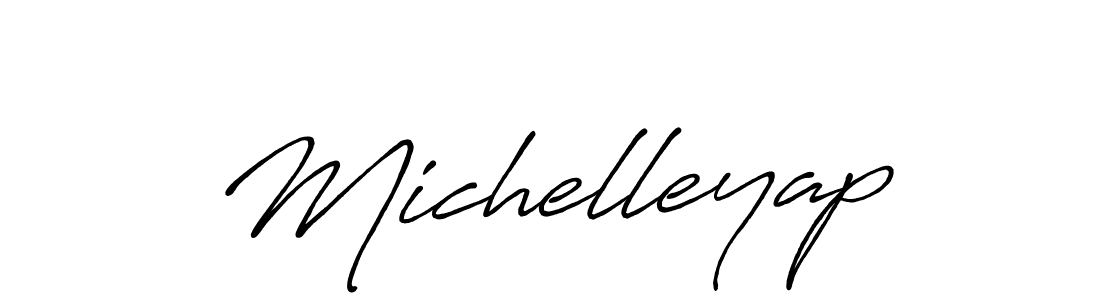 It looks lik you need a new signature style for name Michelleyap. Design unique handwritten (Antro_Vectra_Bolder) signature with our free signature maker in just a few clicks. Michelleyap signature style 7 images and pictures png