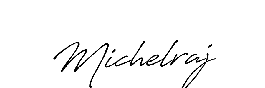 Antro_Vectra_Bolder is a professional signature style that is perfect for those who want to add a touch of class to their signature. It is also a great choice for those who want to make their signature more unique. Get Michelraj name to fancy signature for free. Michelraj signature style 7 images and pictures png