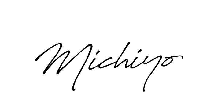 Also we have Michiyo name is the best signature style. Create professional handwritten signature collection using Antro_Vectra_Bolder autograph style. Michiyo signature style 7 images and pictures png