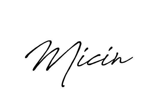 Antro_Vectra_Bolder is a professional signature style that is perfect for those who want to add a touch of class to their signature. It is also a great choice for those who want to make their signature more unique. Get Micin name to fancy signature for free. Micin signature style 7 images and pictures png