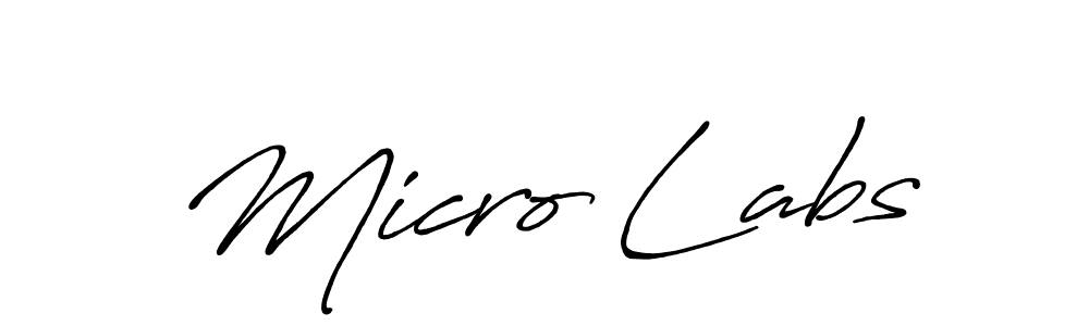 Similarly Antro_Vectra_Bolder is the best handwritten signature design. Signature creator online .You can use it as an online autograph creator for name Micro Labs. Micro Labs signature style 7 images and pictures png