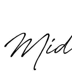 Similarly Antro_Vectra_Bolder is the best handwritten signature design. Signature creator online .You can use it as an online autograph creator for name Mid. Mid signature style 7 images and pictures png