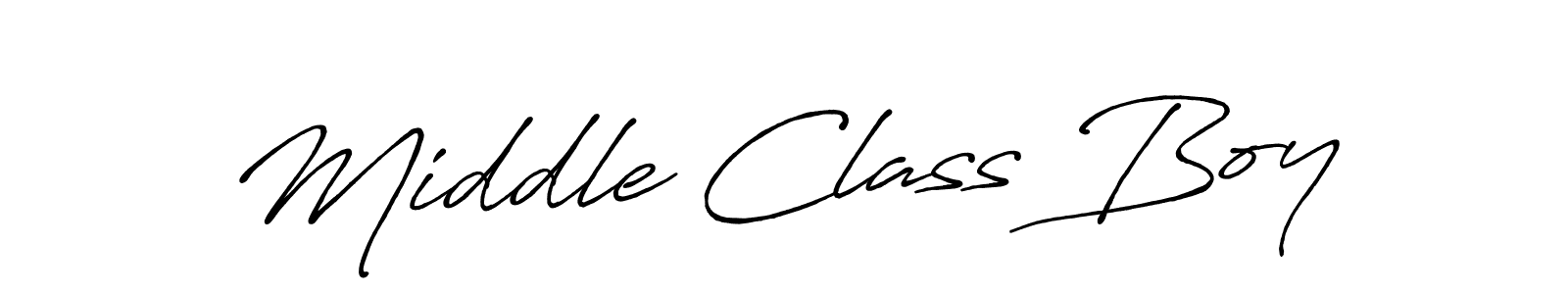Also we have Middle Class Boy name is the best signature style. Create professional handwritten signature collection using Antro_Vectra_Bolder autograph style. Middle Class Boy signature style 7 images and pictures png