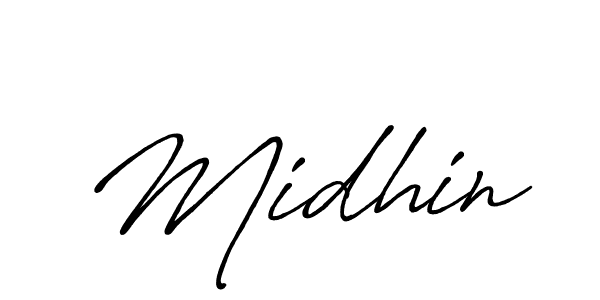 It looks lik you need a new signature style for name Midhin. Design unique handwritten (Antro_Vectra_Bolder) signature with our free signature maker in just a few clicks. Midhin signature style 7 images and pictures png