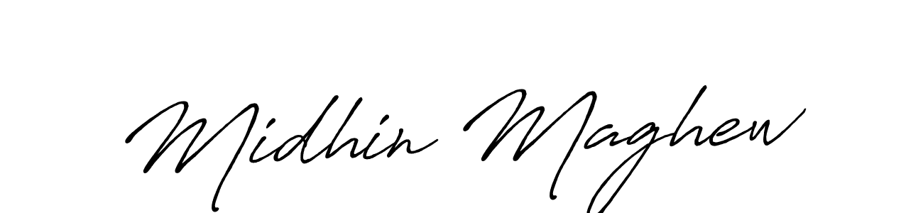 Make a beautiful signature design for name Midhin Maghew. Use this online signature maker to create a handwritten signature for free. Midhin Maghew signature style 7 images and pictures png