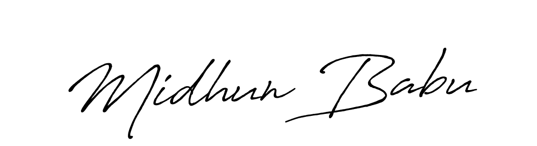 Similarly Antro_Vectra_Bolder is the best handwritten signature design. Signature creator online .You can use it as an online autograph creator for name Midhun Babu. Midhun Babu signature style 7 images and pictures png