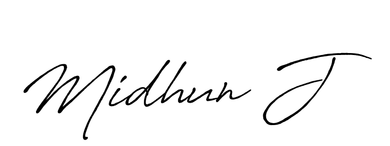 Here are the top 10 professional signature styles for the name Midhun J. These are the best autograph styles you can use for your name. Midhun J signature style 7 images and pictures png
