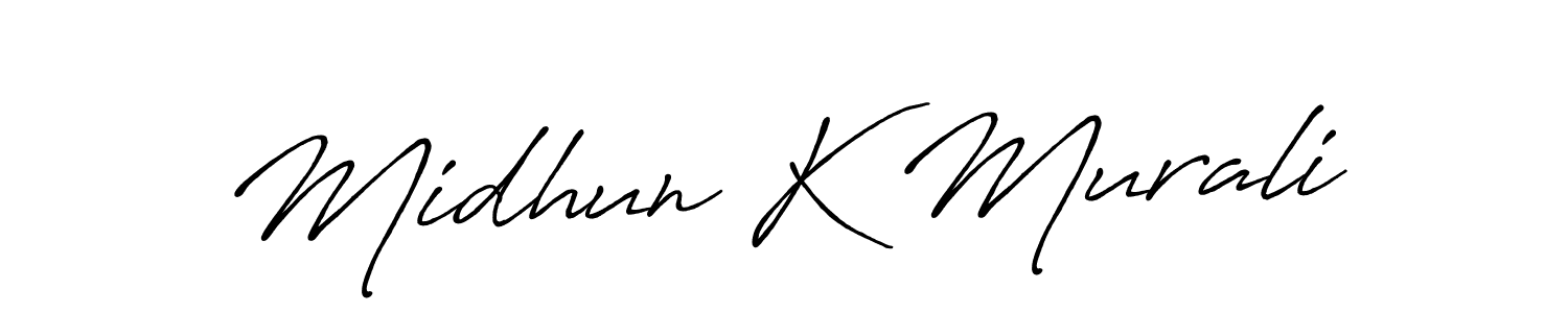 Make a beautiful signature design for name Midhun K Murali. Use this online signature maker to create a handwritten signature for free. Midhun K Murali signature style 7 images and pictures png