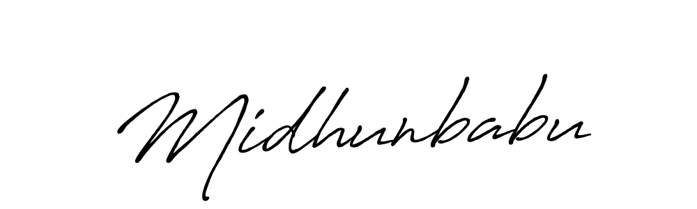 Similarly Antro_Vectra_Bolder is the best handwritten signature design. Signature creator online .You can use it as an online autograph creator for name Midhunbabu. Midhunbabu signature style 7 images and pictures png