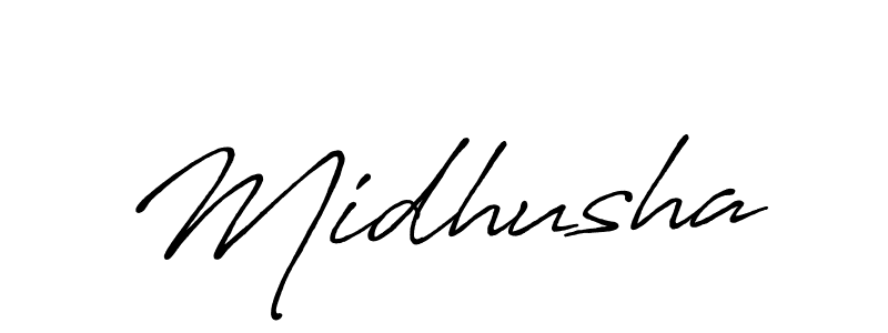 Once you've used our free online signature maker to create your best signature Antro_Vectra_Bolder style, it's time to enjoy all of the benefits that Midhusha name signing documents. Midhusha signature style 7 images and pictures png