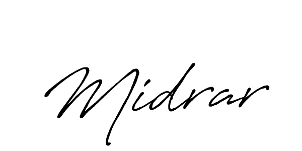 Also we have Midrar name is the best signature style. Create professional handwritten signature collection using Antro_Vectra_Bolder autograph style. Midrar signature style 7 images and pictures png
