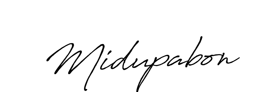 It looks lik you need a new signature style for name Midupabon. Design unique handwritten (Antro_Vectra_Bolder) signature with our free signature maker in just a few clicks. Midupabon signature style 7 images and pictures png
