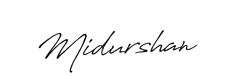 Design your own signature with our free online signature maker. With this signature software, you can create a handwritten (Antro_Vectra_Bolder) signature for name Midurshan. Midurshan signature style 7 images and pictures png