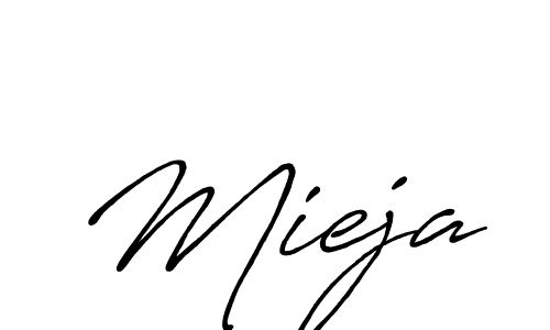 Create a beautiful signature design for name Mieja. With this signature (Antro_Vectra_Bolder) fonts, you can make a handwritten signature for free. Mieja signature style 7 images and pictures png