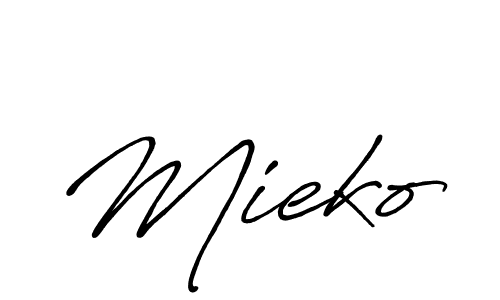 Antro_Vectra_Bolder is a professional signature style that is perfect for those who want to add a touch of class to their signature. It is also a great choice for those who want to make their signature more unique. Get Mieko name to fancy signature for free. Mieko signature style 7 images and pictures png