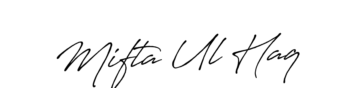 See photos of Mifta Ul Haq official signature by Spectra . Check more albums & portfolios. Read reviews & check more about Antro_Vectra_Bolder font. Mifta Ul Haq signature style 7 images and pictures png