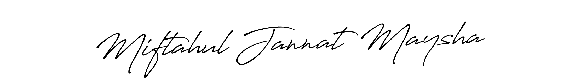 Make a beautiful signature design for name Miftahul Jannat Maysha. Use this online signature maker to create a handwritten signature for free. Miftahul Jannat Maysha signature style 7 images and pictures png