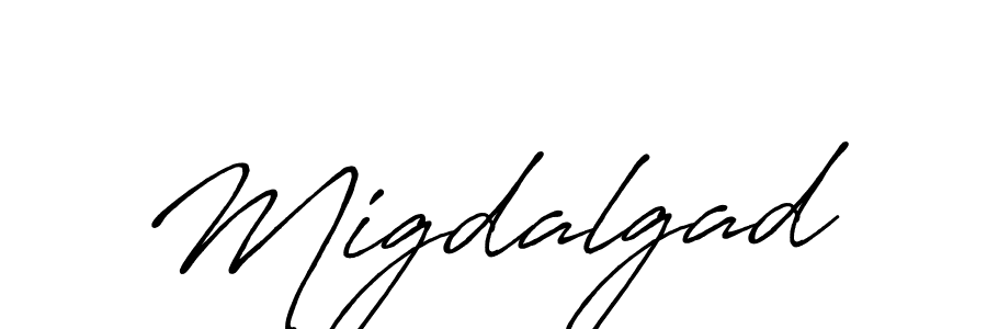 Similarly Antro_Vectra_Bolder is the best handwritten signature design. Signature creator online .You can use it as an online autograph creator for name Migdalgad. Migdalgad signature style 7 images and pictures png