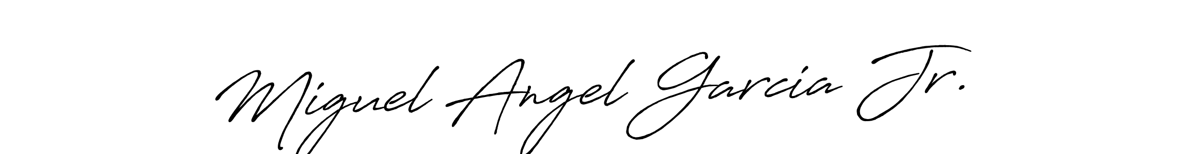 Design your own signature with our free online signature maker. With this signature software, you can create a handwritten (Antro_Vectra_Bolder) signature for name Miguel Angel Garcia Jr.. Miguel Angel Garcia Jr. signature style 7 images and pictures png