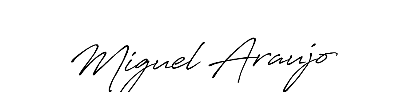 Also You can easily find your signature by using the search form. We will create Miguel Araujo name handwritten signature images for you free of cost using Antro_Vectra_Bolder sign style. Miguel Araujo signature style 7 images and pictures png