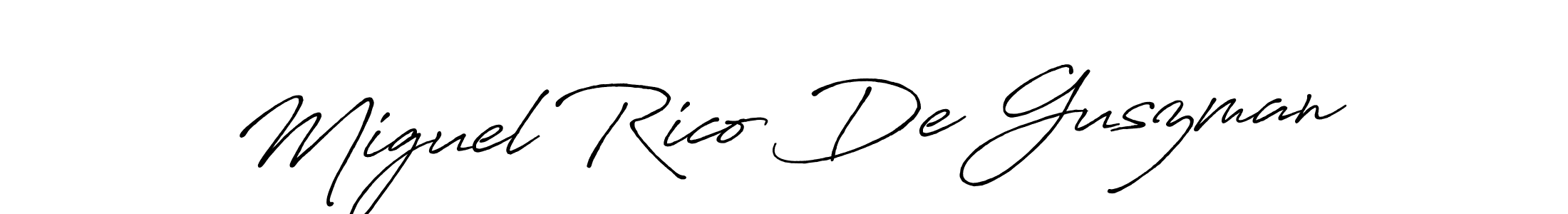 You can use this online signature creator to create a handwritten signature for the name Miguel Rico De Guszman. This is the best online autograph maker. Miguel Rico De Guszman signature style 7 images and pictures png