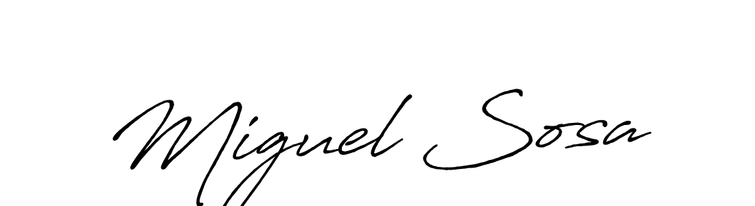 How to make Miguel Sosa signature? Antro_Vectra_Bolder is a professional autograph style. Create handwritten signature for Miguel Sosa name. Miguel Sosa signature style 7 images and pictures png