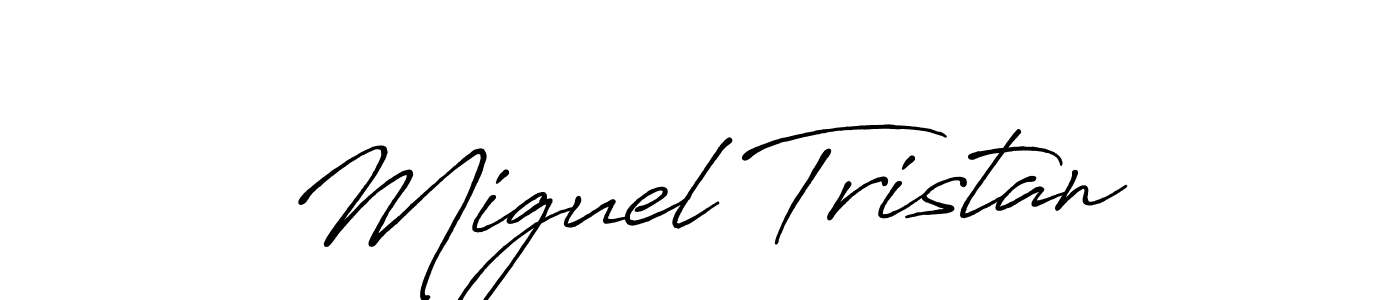 Also we have Miguel Tristan name is the best signature style. Create professional handwritten signature collection using Antro_Vectra_Bolder autograph style. Miguel Tristan signature style 7 images and pictures png
