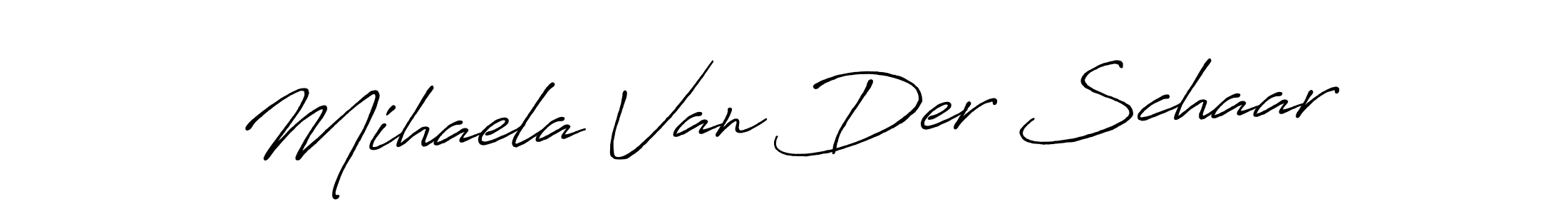 Also we have Mihaela Van Der Schaar name is the best signature style. Create professional handwritten signature collection using Antro_Vectra_Bolder autograph style. Mihaela Van Der Schaar signature style 7 images and pictures png