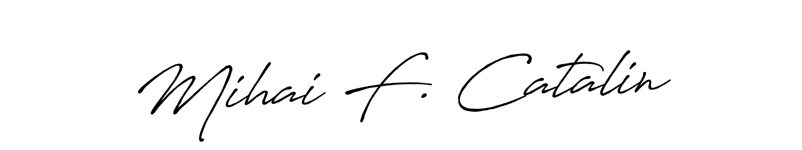 How to Draw Mihai F. Catalin signature style? Antro_Vectra_Bolder is a latest design signature styles for name Mihai F. Catalin. Mihai F. Catalin signature style 7 images and pictures png