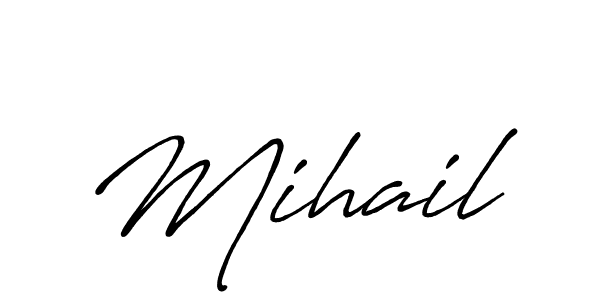 You should practise on your own different ways (Antro_Vectra_Bolder) to write your name (Mihail) in signature. don't let someone else do it for you. Mihail signature style 7 images and pictures png