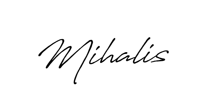 See photos of Mihalis official signature by Spectra . Check more albums & portfolios. Read reviews & check more about Antro_Vectra_Bolder font. Mihalis signature style 7 images and pictures png