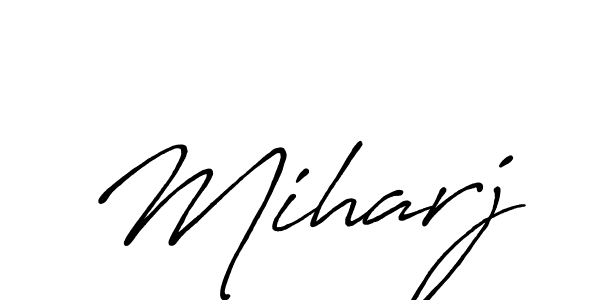 Once you've used our free online signature maker to create your best signature Antro_Vectra_Bolder style, it's time to enjoy all of the benefits that Miharj name signing documents. Miharj signature style 7 images and pictures png