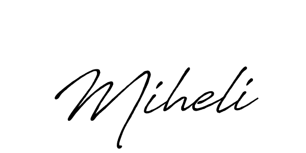 Best and Professional Signature Style for Miheli. Antro_Vectra_Bolder Best Signature Style Collection. Miheli signature style 7 images and pictures png