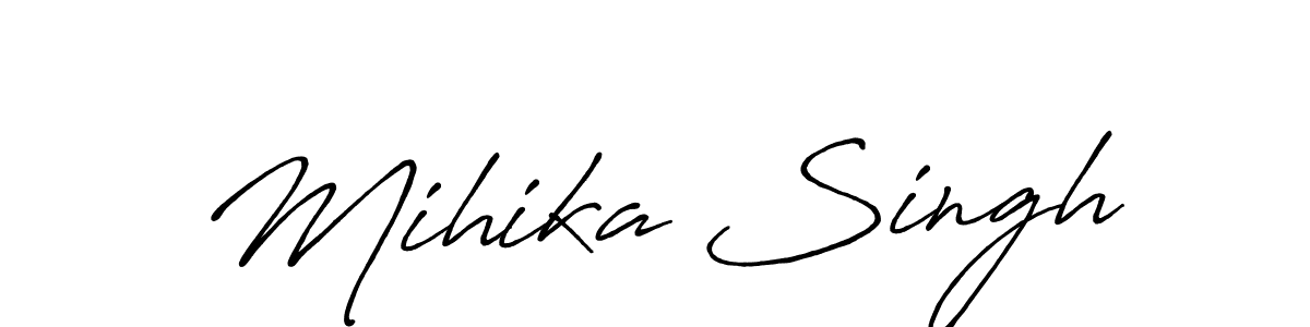 Best and Professional Signature Style for Mihika Singh. Antro_Vectra_Bolder Best Signature Style Collection. Mihika Singh signature style 7 images and pictures png
