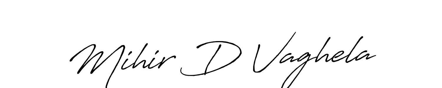 Make a beautiful signature design for name Mihir D Vaghela. Use this online signature maker to create a handwritten signature for free. Mihir D Vaghela signature style 7 images and pictures png