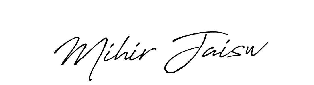 You can use this online signature creator to create a handwritten signature for the name Mihir Jaisw. This is the best online autograph maker. Mihir Jaisw signature style 7 images and pictures png