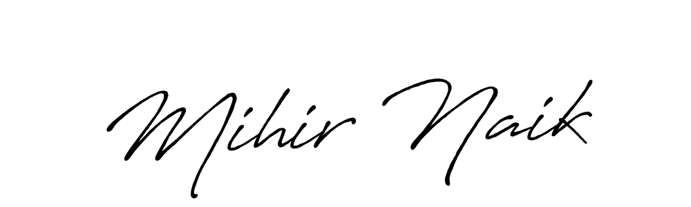 Make a beautiful signature design for name Mihir Naik. Use this online signature maker to create a handwritten signature for free. Mihir Naik signature style 7 images and pictures png