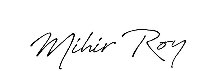 You can use this online signature creator to create a handwritten signature for the name Mihir Roy. This is the best online autograph maker. Mihir Roy signature style 7 images and pictures png