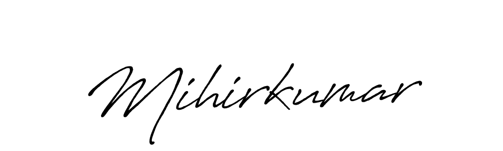 Also You can easily find your signature by using the search form. We will create Mihirkumar name handwritten signature images for you free of cost using Antro_Vectra_Bolder sign style. Mihirkumar signature style 7 images and pictures png