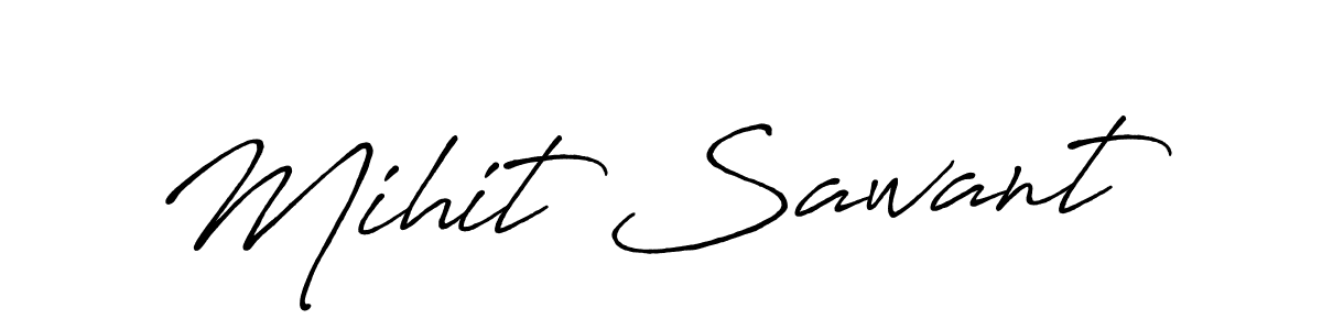 You can use this online signature creator to create a handwritten signature for the name Mihit Sawant. This is the best online autograph maker. Mihit Sawant signature style 7 images and pictures png