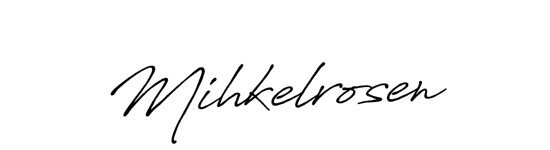 You should practise on your own different ways (Antro_Vectra_Bolder) to write your name (Mihkelrosen) in signature. don't let someone else do it for you. Mihkelrosen signature style 7 images and pictures png