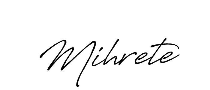 Make a short Mihrete signature style. Manage your documents anywhere anytime using Antro_Vectra_Bolder. Create and add eSignatures, submit forms, share and send files easily. Mihrete signature style 7 images and pictures png