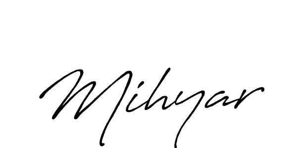 Also we have Mihyar name is the best signature style. Create professional handwritten signature collection using Antro_Vectra_Bolder autograph style. Mihyar signature style 7 images and pictures png