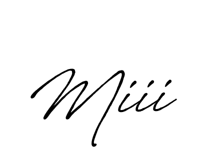 Best and Professional Signature Style for Miii. Antro_Vectra_Bolder Best Signature Style Collection. Miii signature style 7 images and pictures png