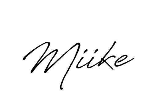 Use a signature maker to create a handwritten signature online. With this signature software, you can design (Antro_Vectra_Bolder) your own signature for name Miike. Miike signature style 7 images and pictures png